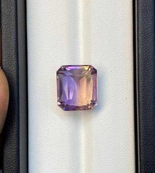 12.575 Ct Natural Purplish Yellow Quartz