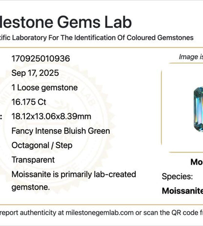 Moissanite Stone 16.175 Ct