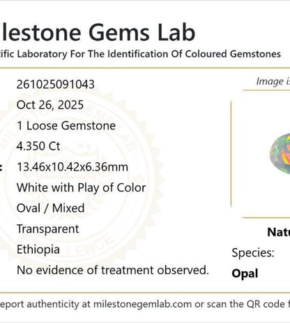 4.35 Ct Natural Ethiopian Opal